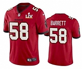 Nike Men & Women & Youth Buccaneers 58 Shaquil Barrett Red 2021 Super Bowl LV Vapor Untouchable Limited Jersey,baseball caps,new era cap wholesale,wholesale hats